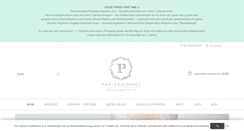 Desktop Screenshot of papierhimmel.com